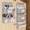 Hanging Storage Organizer Oxford Fabric Wall Mounted Organizer No Drill Installation Underwear Socks Organizer Home Dormitory Closet Storage Bag
