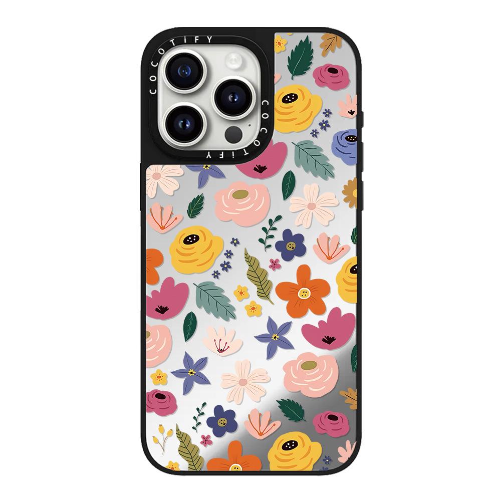 Клетка и Цветы для Apple 15pro Чехол для Мобильного Телефона для IPhone14promax Защитная Крышка 13/16 Женский 12 Модный Бренд