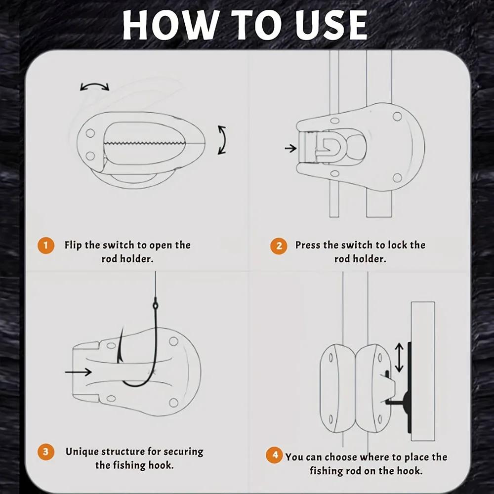 Портативный зажим для удочки с быстрым креплением Держатель для удочки Ремешки на шариках Легкие стяжки для рыболовных снастей Органайзер Стеллажи для хранения Рыболовные аксессуары