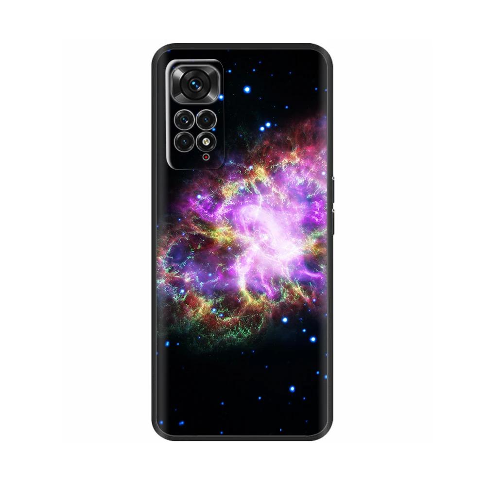 Чехол для Xiaomi Redmi Note 11 11S Мягкий Жидкий Силикон Мультяшная Крышка для Redmi Note11 Pro Plus Fundas Узорчатая Полная Защита