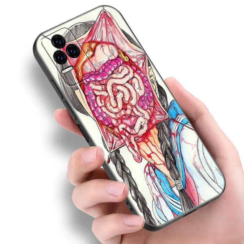 Чехол для телефона Shintaro kago Horror Cartoon для Xiaomi Redmi Note 5 6 9T K20 K40 K50 Pro 7A 8A 9A 9C 9i 10A 10C A1 S2 черный чехол