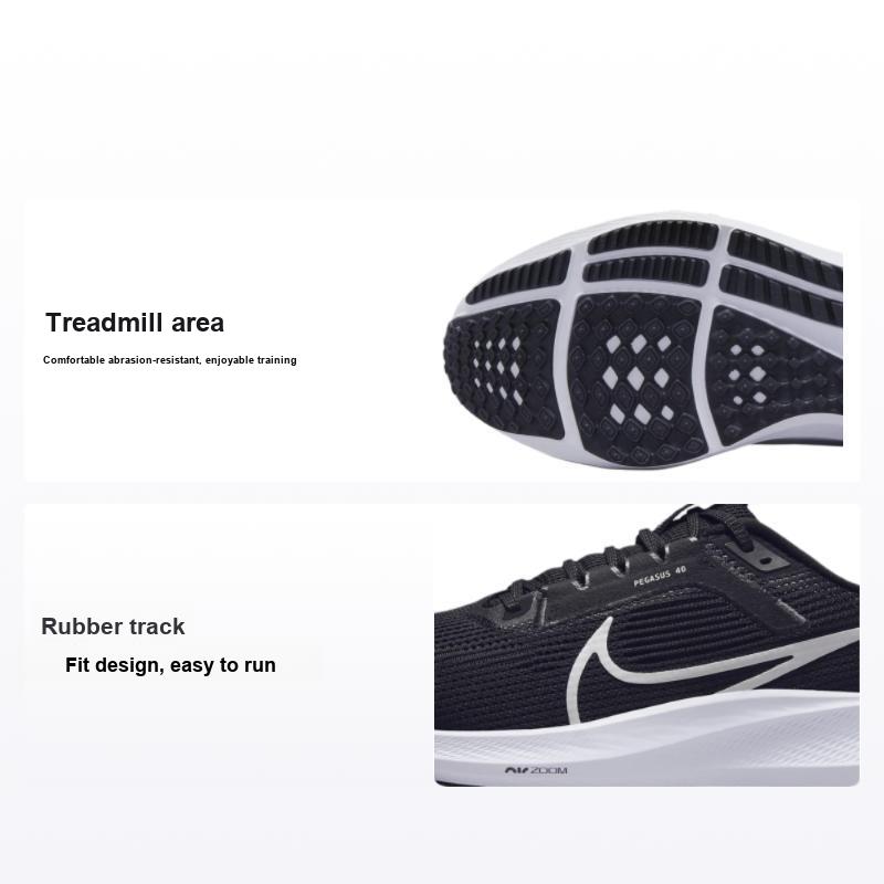 Nike Air Zoom Pegasus 40 Черно-белые мужские кроссовки Железно-серые DV3853-001