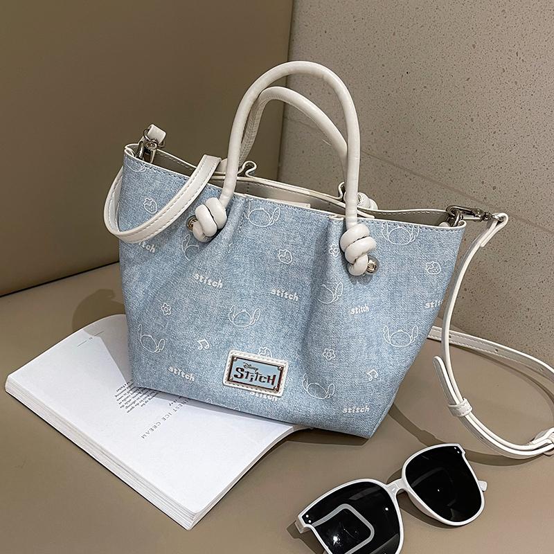 New Disney PVC Shoulder Bag, Crossbody Bag, Handbag Regular Women's Blue BMK-72839L