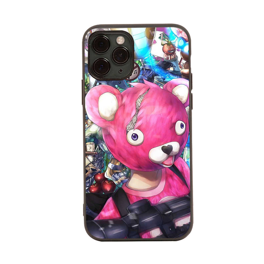 Чехол для iPhone 16 15 Plus 14 13 12 11 Pro 8 7 6S 6 SE 5S X XR XS Max Realme C30 C33 C31 9I Black Sofe Cover FI1 Fortnite