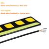 1Pc Led Cob Fog Lamp Car Daytime Running Drl Waterproof With Turn Signal Light