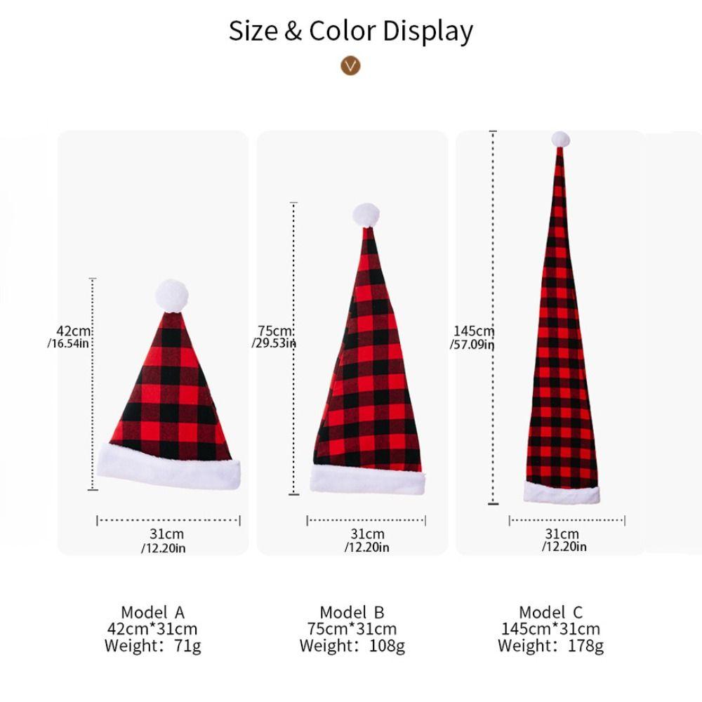 Шапка Санта Клауса Рождественская Шапка Веселого Рождества Украшение Красная Плюшевая Шапка Досуг Шапка Санта Клауса Теплая