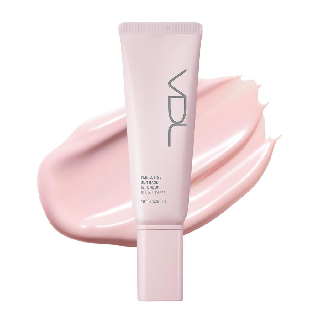VDL Perfecting Sun Base 02 Tone Up SPF50 PA+++ База под макияж Солнцезащитная база UV База Tone Up Нехимическая Веганская Корейская косметика 40 мл