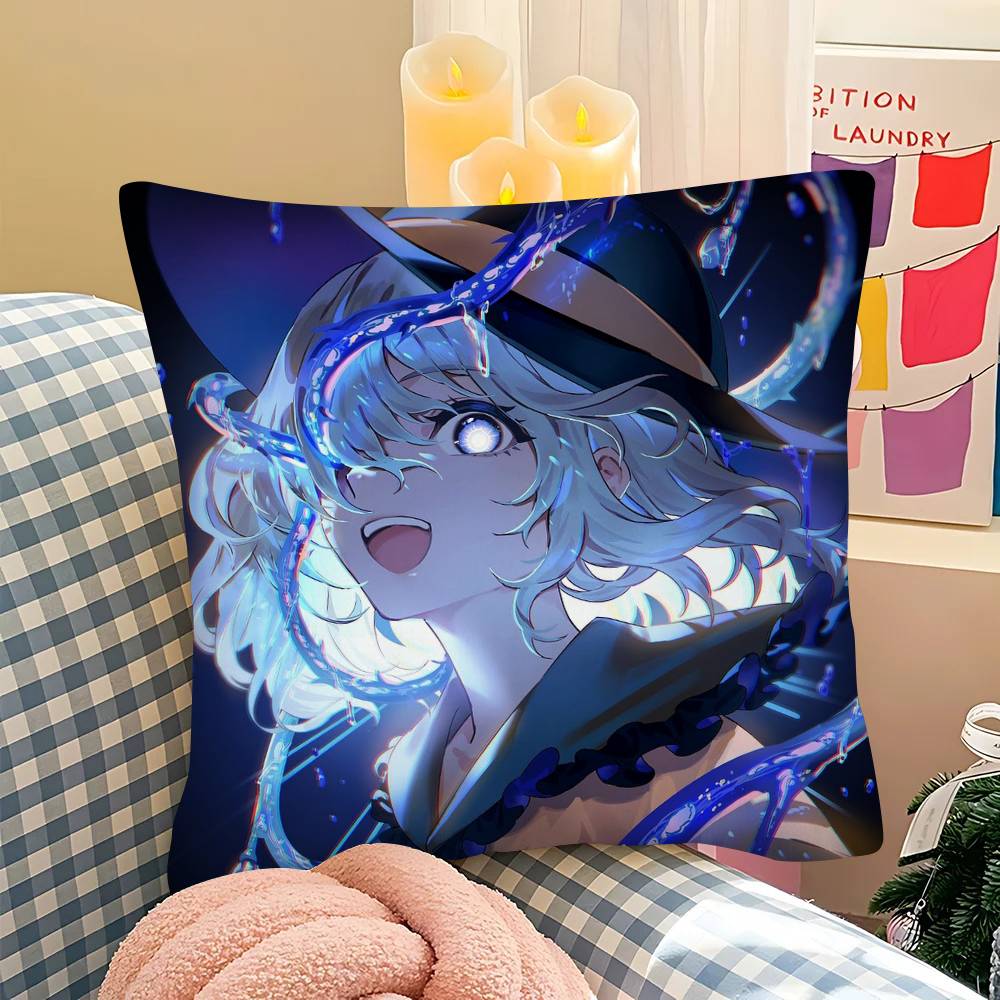 1 шт. Наволочка Touhou P-Project Модная квадратная наволочка Спальня Гостиная Комната Декор в стиле Ins Отдых