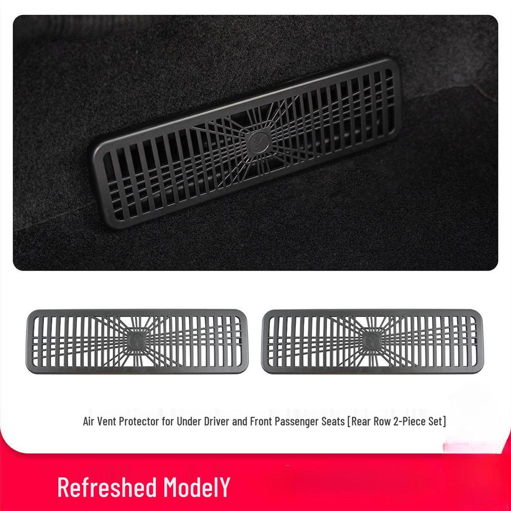 MYModel3 Rear Console Screen & Air Vent Protective Mesh Cover