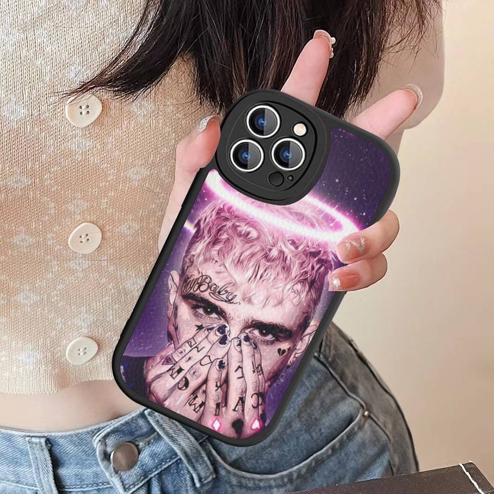 Силиконовый чехол для телефона с изображением певца Lil P-Peeps для iPhone 16 15 14 13 12 11 Pro Max Mini Кожаная мягкая обложка