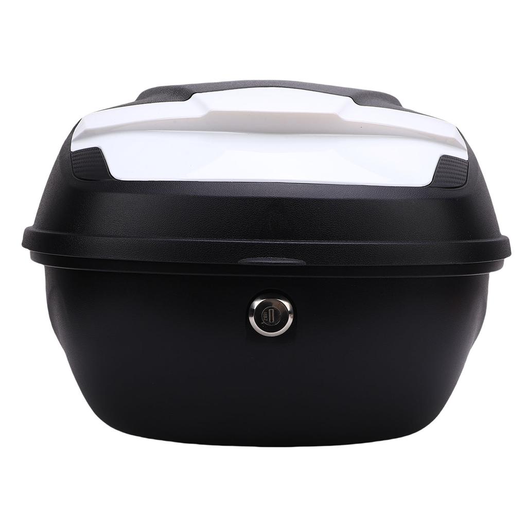 39L Motorcycle Top Case Waterproofing Luggage Storage Trunk Tail Box with 2 Keys Universal for Scooter