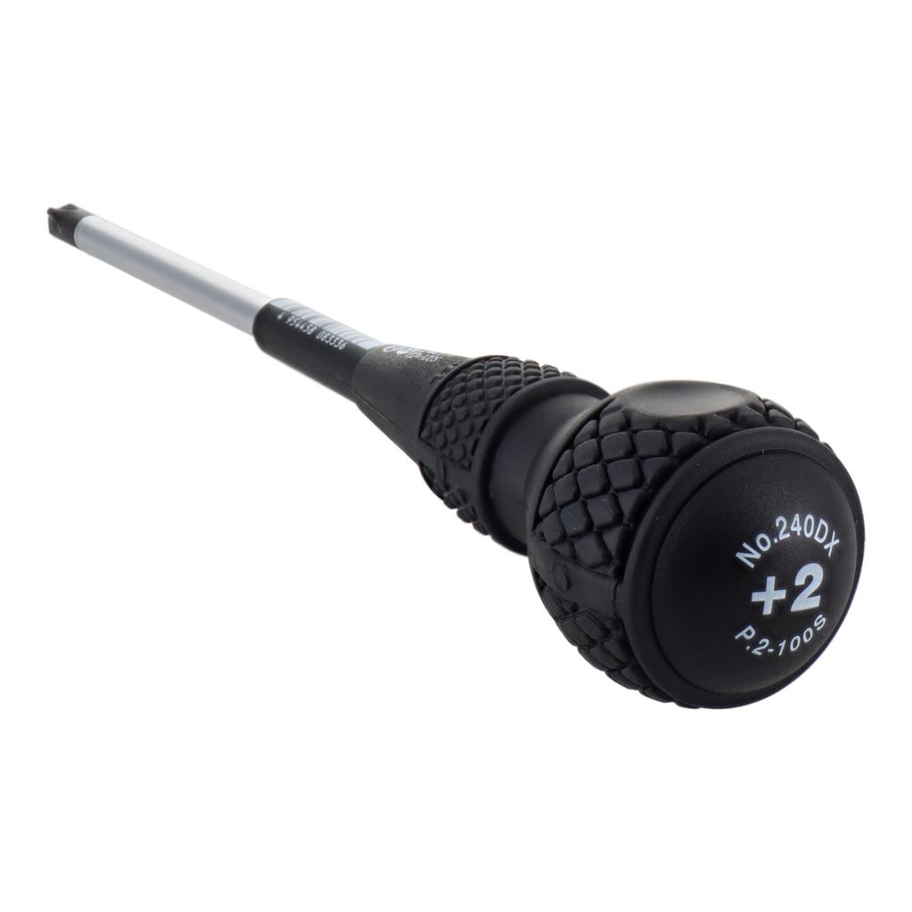 [VESSEL] Ball Grip Screwdriver Thin Shaft +2 x 100 B-240DXS