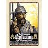 WW1НемецкийПропагандистскийЗнак Первая мировая война Немецкая пропаганда Металлическая жестяная табличка - Настенная подвеска-плакетка для любителей истории/дома