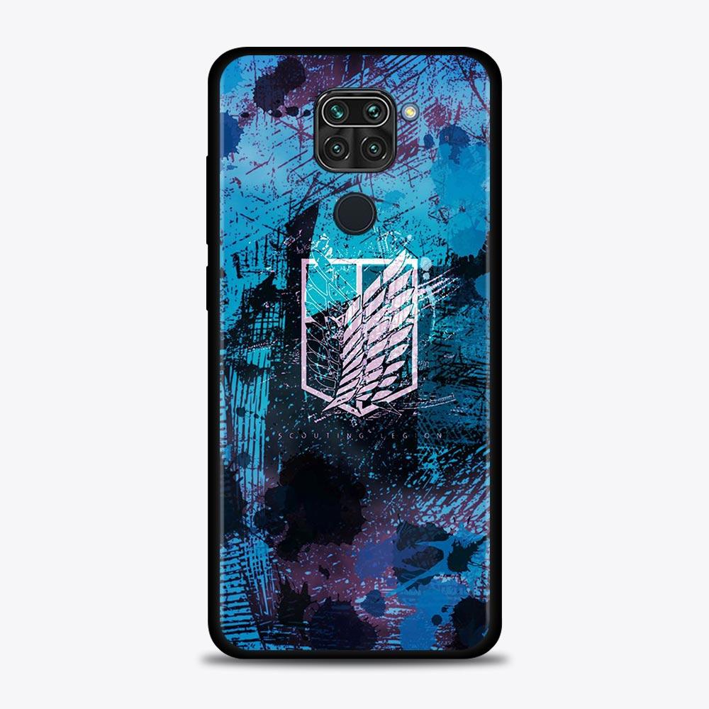 Чехол для Xiaomi Redmi Note 11 9 8 10 Pro 7 9T 8T 9S 10Lite чехол для REDMI 9 8 9C 9A 8A 7A силиконовый чехол Attack On Titan Icon