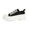 Canvas Shoes Female Student Board Shoes Single Casual Little White Shoes Low Top Thick Sole Trend Sports