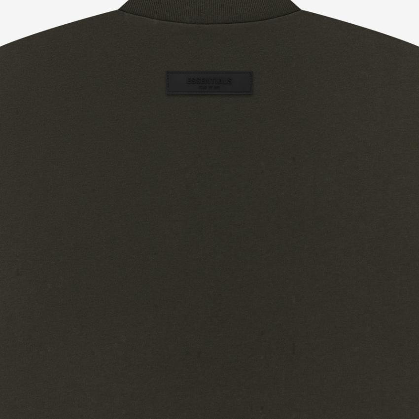 Fear of God Essentials Футболка SS23 Детская Черный Цвет Принт Буквы Короткий Рукав Светло-Черный Детские Топы FOG-SS23-172