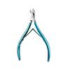 Наклонный маникюрный кусачек из нержавеющей стали с ножницами для кутикулы и маленьким лезвием для легкой обрезки и удаления заусенцев