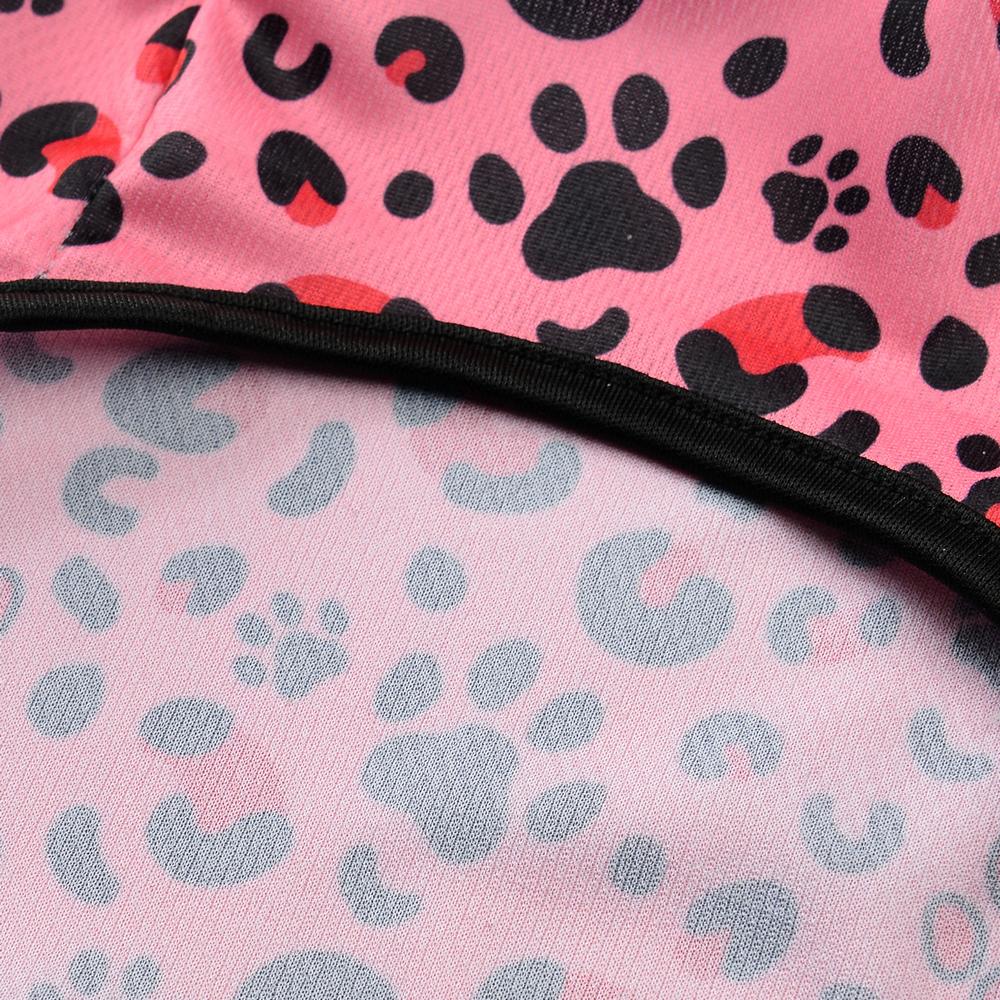 Одежда для собак с леопардовым принтом, летняя дышащая жилетка, футболка для маленьких собак, кошек, мягкая одежда для щенков, костюм для чихуахуа