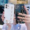 Японские и корейские браслеты подходят для Apple 17, гальванизированного чехла для мобильного телефона iPhone17promax, полноразмерного 17pro, мягкого чехла 17Air.
