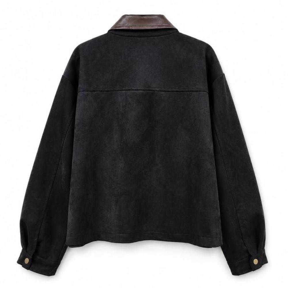 Ggpx New York Vegan Leather Suede Jacket Gq8jk019f