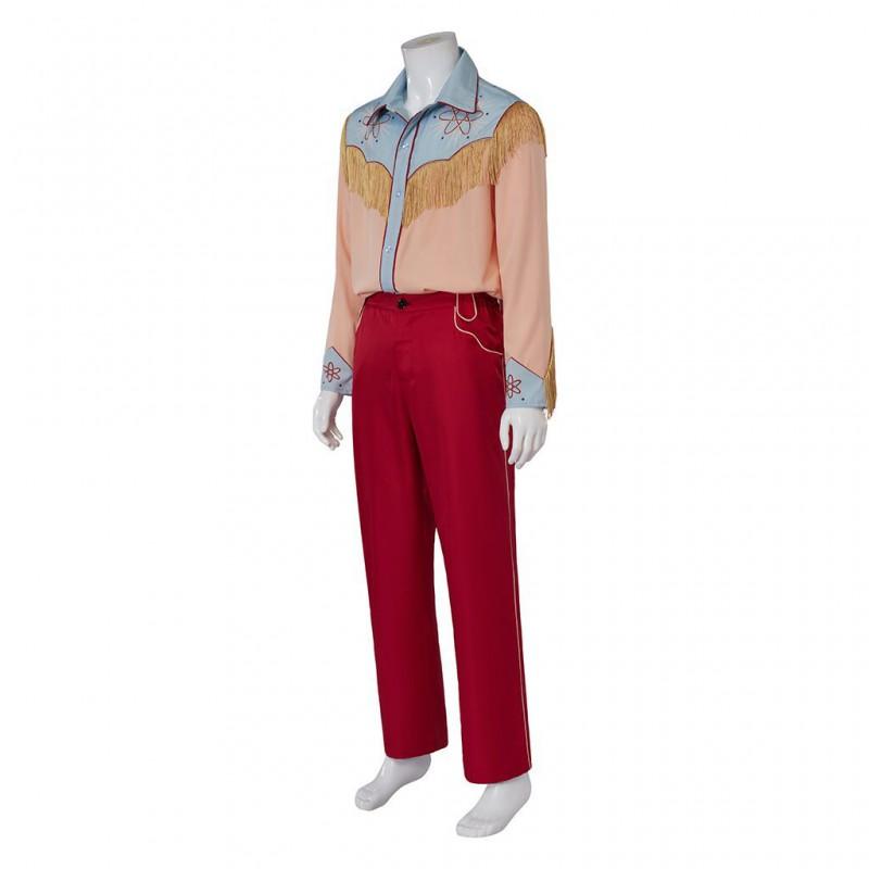 Back To Future 3 Cosplay Costume Marty Western Cowboy Outfit Halloween Party Stage Performance Wear