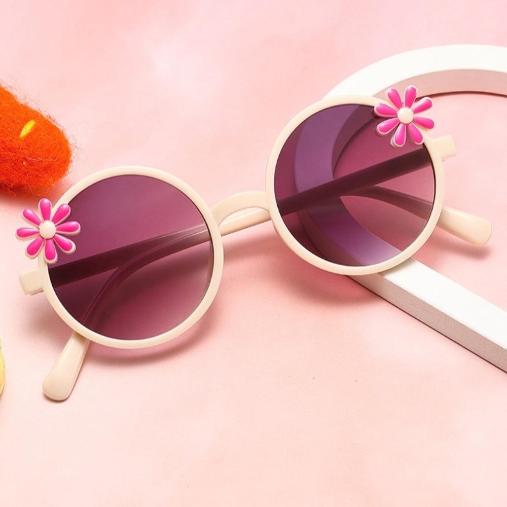 Shades Blocking Sunglasses Anti Radiation Glass Children Eyeglass Cool Flower Sunglasses Eyewear