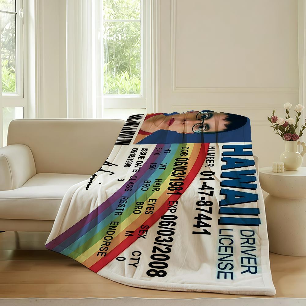 Funny TV License superbad Blanket For Sofa Office Bed Plane Travel Sleep Read Relax Camping Soft And Warm