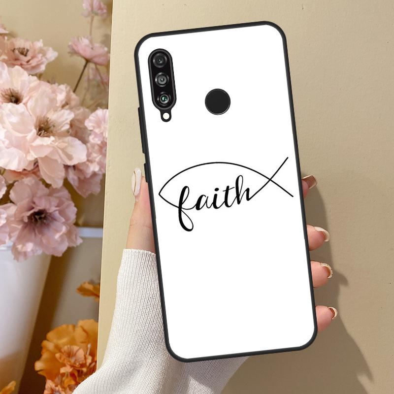 Чехол с изображением рыбы, Иисуса Христа для Huawei Nova Y70 Y91 Y61 Y73 Y72 Y90 Y60 12s 12i 11i 8i 9 10 SE P40 Lite P30 P60 Pro