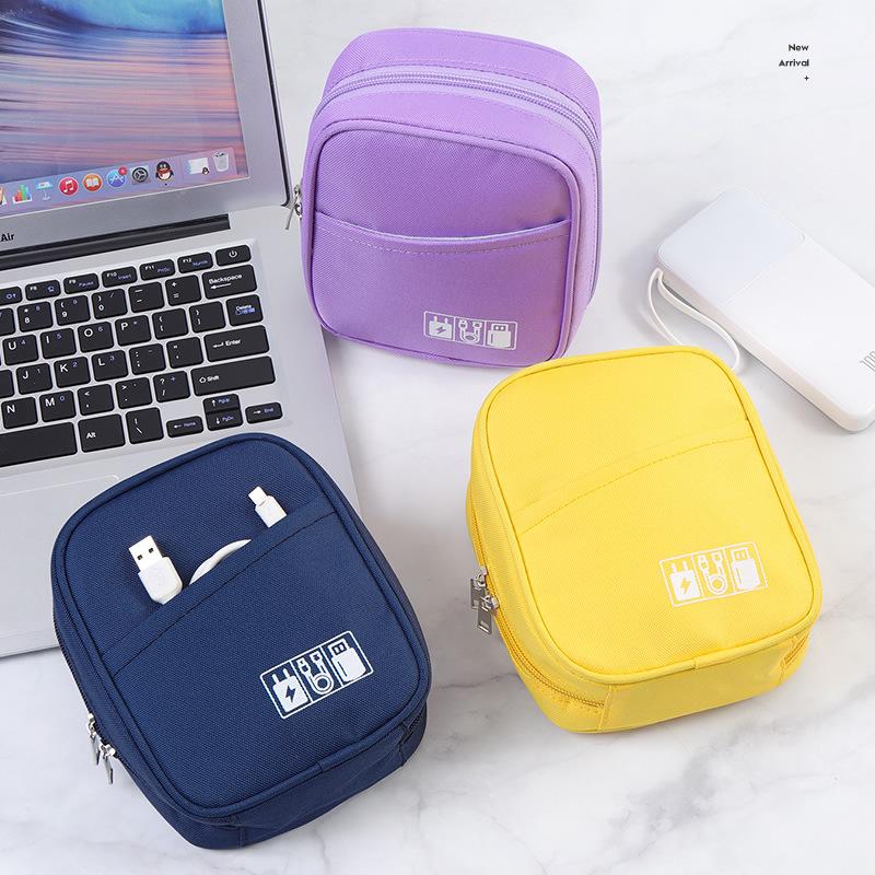 New Travel Data Cable Organizer Bag Waterproof  Power Bank Earphone Storage Case Portable Digital Accessories Storage Bag