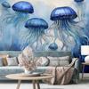 Wallpaper Blue jellyfish sea