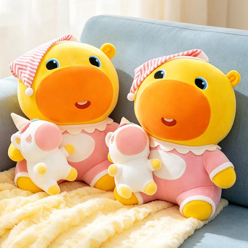Плюшевая пижамная игрушка Капибара с мягким ПП-наполнителем для детей и подростков