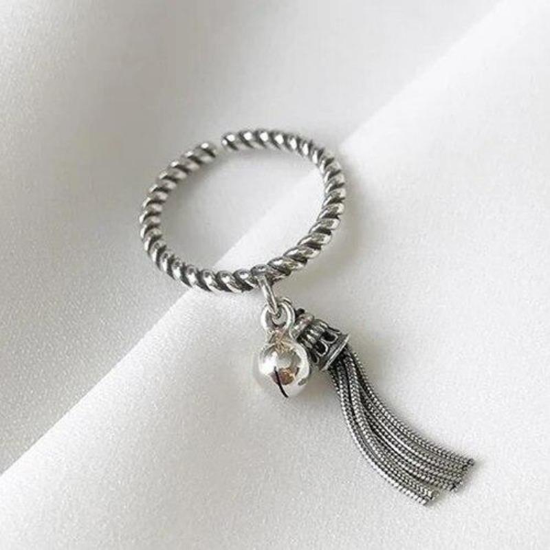 YIZIZAI, простое матовое кольцо с надписью «Загадай желание», для женщин и мужчин, креативное ретро-кольцо на палец с открытием, серебряного цвета, вечерние ювелирные изделия, подарки