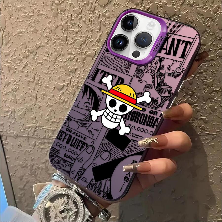 Soft Shell Case for iPhone 18 11 12 13 Pro Max 14 15 16 Plus 16e One Piece Bone Logo