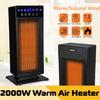 2000W Remote Control Portable Adjustable Thermostat Heater Fan Electric Heater Space Warmer for Home Office Standing