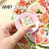 Creative Stationery Stickers for DIY Projects 50PCS Realistic Guava Fruit Stickers, Die Cut Easy Peel Handicraft Pink Aesthetic Scrapbook Supplies