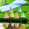 10Pcs Mini Resin Gnomes Statues Ornaments Random Color Cute Fairy Figurines For Miniature Garden