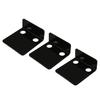 3 PCS Small Security Cameras Wall Shelf with 6 Cable Clips 10PCS Tapes Acrylic Waterproof Drill Free Adhesive Floating