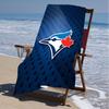 1pc Toronto Blue Jays Beach Towel, Beach and Seaside Swimming Pool Equipment, Fashion Pattern, Rectangular, Travel Essentials