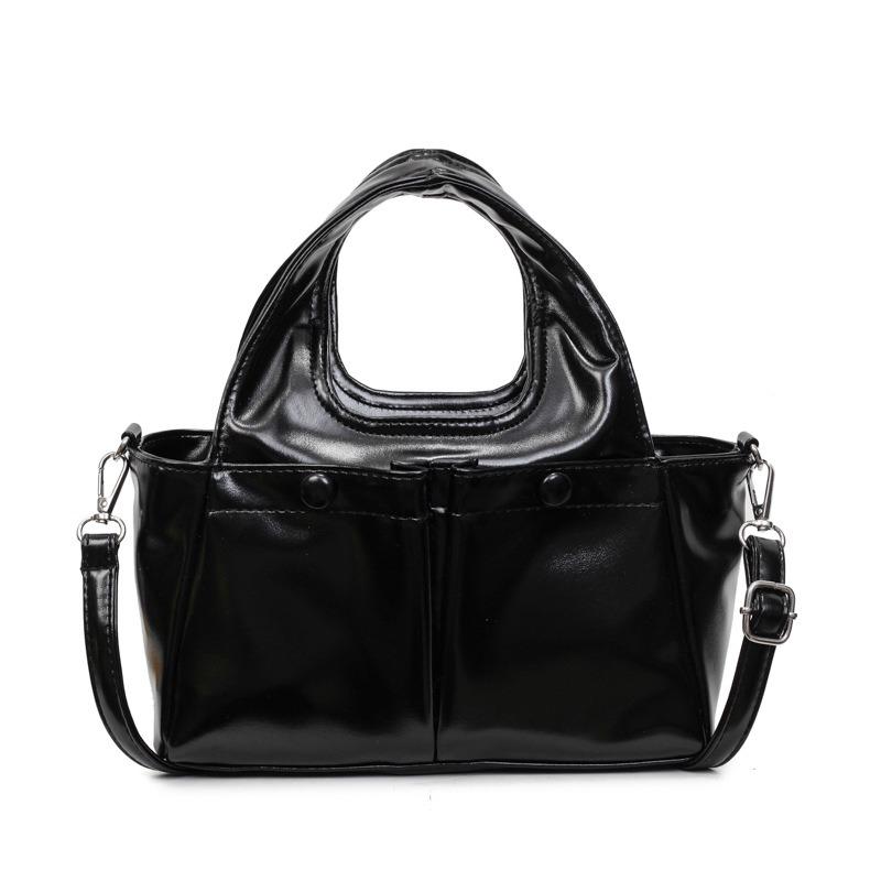 Ретро сумка-тоут большой вместимости, новая женская сумка через плечо под мышкой высокого класса, простая сумка-ведро для通勤