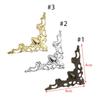 Metal Album Folders Scrapbook Antique Bronze Corner Brackets Box Decor Book Corner Protector