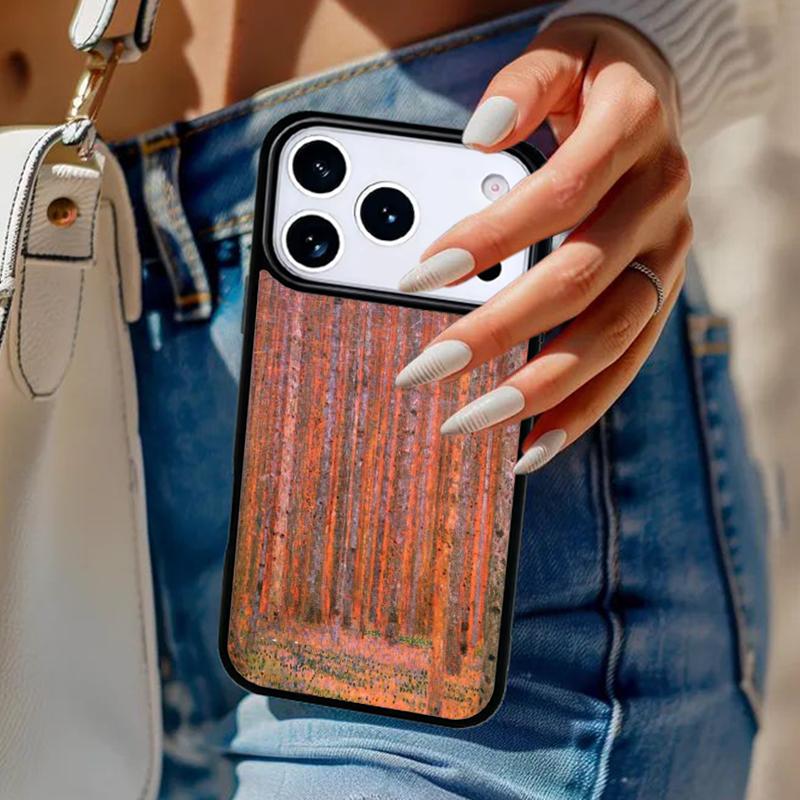 Чехол для телефона с картиной Густава Климта Для iPhone 17 Air 14 15 13 12 Max Чехол Для Apple 14 15 16 16e 11 Pro Max Plus