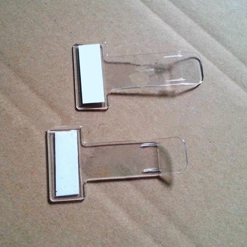 5 Pieces Transparent Car Parking Ticket Holder Clip Plastic Timing Ticket Holder Car Windshield Windscreen Tickets