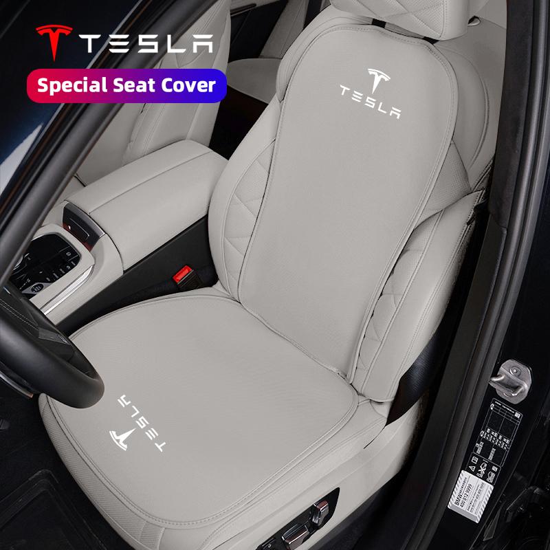 vtrdn1 Car Seat Cushion Cover Breathable Ice Silk Soft Mats For Tesla Model 3 Model S Model X Model Y Cybertruck Roadster SpaceX
