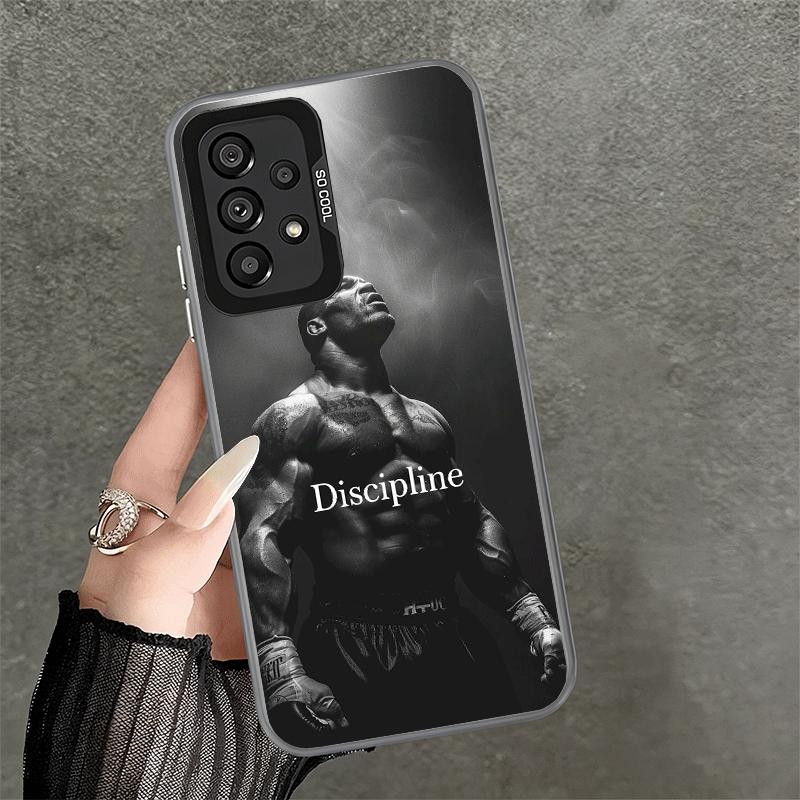 Мягкий чехол для телефона Mike Tyson Boxer Man для Samsung A17 A16 A15 A14 A13 A57 A56 A55 A54 A53 A37 A36 A35 A34 A33 A26 A25 A24 A23 A52