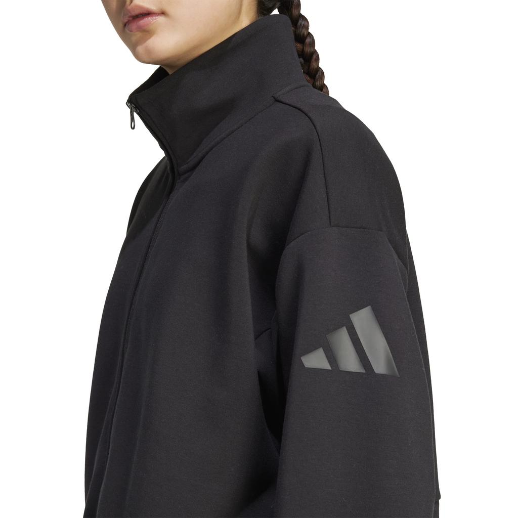 Женская толстовка Adidas ASZN SOFTLUX FZ, KLI09 Черная (JM1658) Размер M