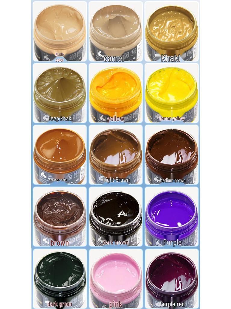 EIDECHSE Leather Color Restorer: Genuine Leather Dye for Sofas, Bags, Clothes, Jackets, and Shoes.
