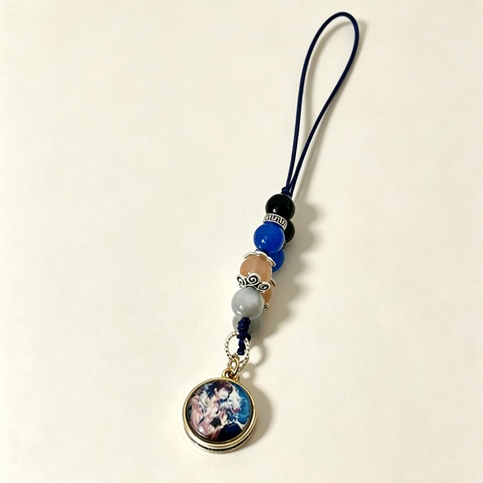 Demon Slayer Anime Tokitou Muichirou Kamado Tanjiro Kochou Shinobu Nezuko Kanroji Braided Rope Pendant Lanyard Keychain In Stock