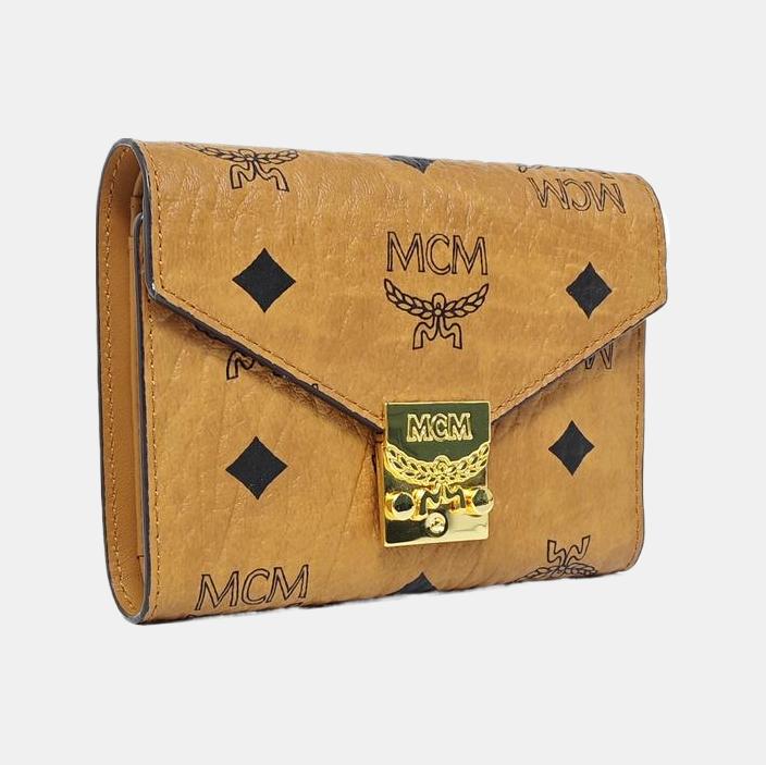 [Pre-Owned] Patricia Visetos Monogram Print Faux Leather Wallet - Excellent #1QP4BQG