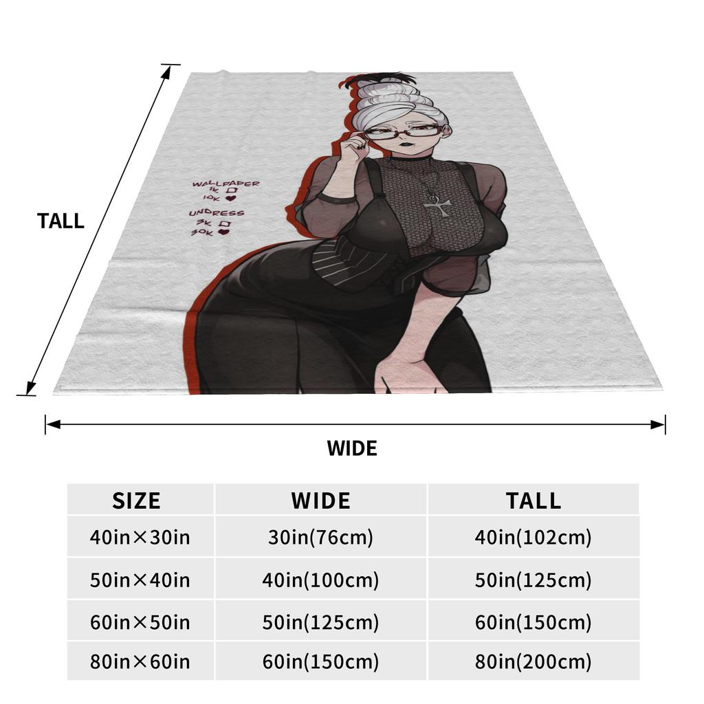 Seiko Ayase Dandadan Soft Warm Blanket  Child Plush Throw Blanket Pattern Couch Chair Flannel Bedspread Sofa Bed Cover