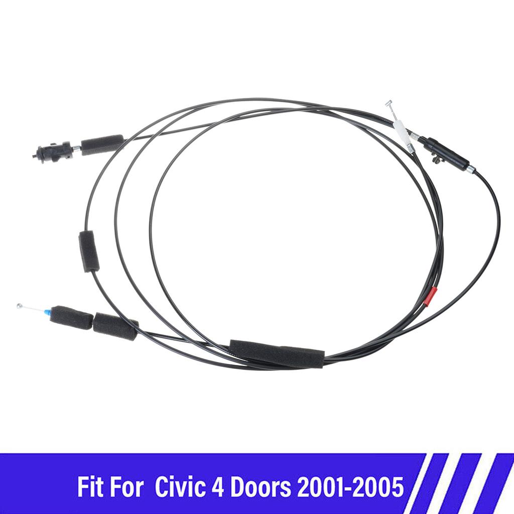 Trunk Door Fuel Lid LatchsLock Release Cable 74880-S5A-A01 for 74880-S5A-305 74880-S5A-A02 4 Door 2001-2005 Vehicle Part